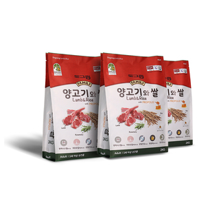 [DOGRANG] Nourriture pour chiens adultes, agneau et riz, 2 kg, qualité coréenne, premium, naturelle, nutritive, équilibrée, saine, qualité premium, naturelle - Product Image 5