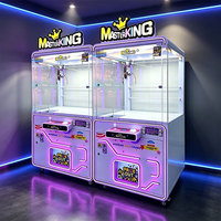 Machine à griffes commerciale de style coréen, à monnayeur, jeu d'arcade à grue pour peluches, pour équipement commercial certifié CE pour centres de divertissement familial (FEC)