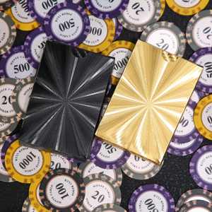 Cartes à jouer en PET à motifs variés, cartes de <span class=keywords><strong>poker</strong></span> robustes pour les étagères des librairies universitaires, les événements des clubs étudiants - Product Image 2