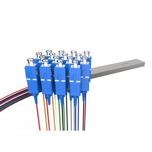 ตัวแยกสัญญาณไฟเบอร์ออปติกแบบ PLC ระดับโทรคมนาคม 1x16 SC UPC วงจรแสงแบบแพลนาร์ ตัวแยกไฟเบอร์ออปติก 1x16 พร้อมสายพิกเทลที่มีรหัสสี - Product Image 6