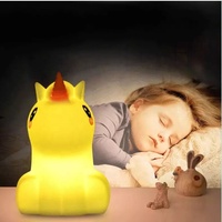 Haut-parleur sans fil, dernière version, USB, en silicone, motif lapin, veilleuse LED RGB, lampe musicale ours, lampe de chevet sans fil pour enfants et bébés