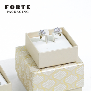 กล่องเครื่องประดับทองคำหรูหราสไตล์ยุโรป FORTE ทำมือจากกำมะหยี่ สำหรับแหวนและสร้อยคอ พร้อมบรรจุภัณฑ์เคลือบสีทองพรีเมียม กล่องเครื่องประดับชั้นนำ - Product Image 4
