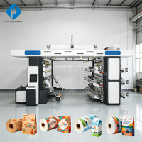 Machine d'impression flexographique économique personnalisée 4 couleurs pour films laminés à large bande – Économisez sur les coûts