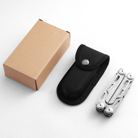 Pince multifonction industrielle 13-en-1 de haute qualité en acier inoxydable, couteau pliant EDC, tournevis, scie, dénudeur de fils pour extérieur et maison