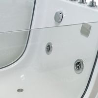 Baignoire à bulles pour bébé de haute qualité, baignoire autoportante en acrylique, température réglable, baignoire spa avec lumière LED