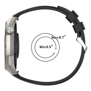 Boucle à pression en caoutchouc sport 22MM pour bracelet souple Huawei Watch GT6 PRO, boucle sport à libération rapide, barre à ressort – Vente en gros - Product Image 5