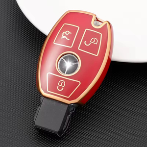 <span class=keywords><strong>2025</strong></span> New TPU mềm Fob Bìa chính cho New Mercedes Benz 3 nút chìa khóa xe Trường hợp với dòng vàng <span class=keywords><strong>Key</strong></span> Pouch phụ kiện - Product Image 4