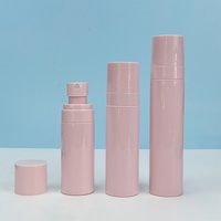 Flacon pulvérisateur vide en plastique 60ml 80ml 100ml pour sérum, tonique et soins de la peau, avec logo personnalisé, rose brillant, pour cheveux, corps et visage, brume fine