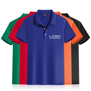Polo da Uomo Oversize di Alta Qualità in Cotone Pettinato 100% con Logo Ricamato Personalizzato, Polo Pesanti per Lavoro OEM & ODM - Product Image 2