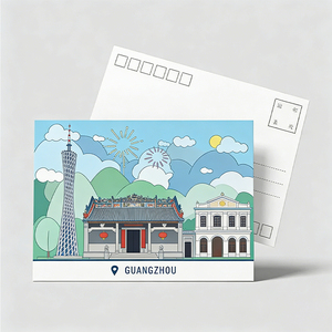 Tarjeta Postal Personalizada al por Mayor, Impresión a Todo Color con Logotipo, Papel <span class=keywords><strong>de</strong></span> 300 g/m², para Publicidad por Correo Directo - Product Image 2