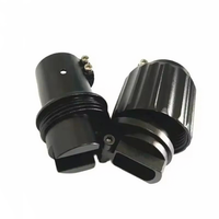 Serre-tube pliable à double verrouillage BOSS en acier inoxydable/aluminium/laiton usiné CNC, longueur personnalisable, avec rondelles pour RC