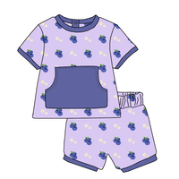 Conception unique de poche de veste de costume pour enfants en gros sur mesure d'usine pour les tenues d'été décontractées pour enfants