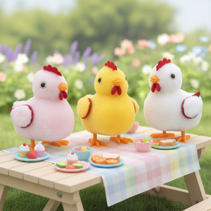 Nuevo <span class=keywords><strong>Pollito</strong></span> y Pato de Peluche <span class=keywords><strong>El</strong></span>éctrico con Sonidos de Canto y Patadas, y Alas que se Agitan, Juguete de Peluche para Bebés, Mascota Electrónica para Niños - Product Image 2