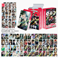 124 Tarjetas LOMO KPOP Impresas con Láser, Bangtan Boys ARIRANG JungKook V JIMIN SUGA RM J-HOPE JK, Fototarjetas Láser