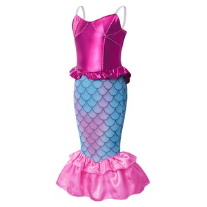 Costume <span class=keywords><strong>de</strong></span> <span class=keywords><strong>petite</strong></span> sirène pour filles, <span class=keywords><strong>robe</strong></span> <span class=keywords><strong>de</strong></span> princesse <span class=keywords><strong>Ariel</strong></span> avec bandeau, robes <span class=keywords><strong>de</strong></span> cosplay pour fête <span class=keywords><strong>de</strong></span> princesse - Product Image 3