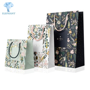 Custom Personalized Logo Cheap Die Cut Biodegradable Reusable Retail Brand Paper Bag Print - Product Image 1