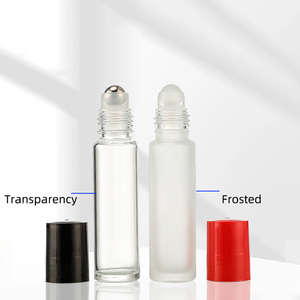 Botella de Roll-on de Aceite Esencial Recargable de 10 ml, Transparente y Esmerilada, con Logotipo Personalizado, para <span class=keywords><strong>el</strong></span> Cuidado de la Piel, Suero y Uso Cosmético - Product Image 2