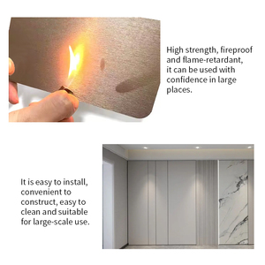 Design de luxe décoration flexible cristal de carbone <span class=keywords><strong>fibre</strong></span> ardoise feuille bambou charbon de <span class=keywords><strong>bois</strong></span> placage PVC panneau mural - Product Image 2