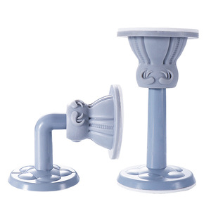 Butée de porte en silicone à aspiration murale, bloqueur de porte automatique pour la protection des portes de salle de bain - Product Image 5