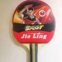 Racchetta da Ping Pong Jieling di Alta Qualità con Impugnature Orizzontali/Verticali/Penhold, Base in Legno di Pioppo a 6/7/5 Strati, Peso 200g