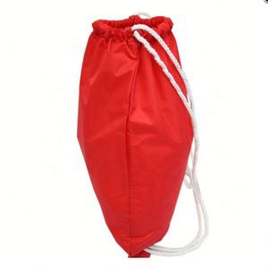 Sac à dos à cordon en coton écologique Sac de plage sport avec logo personnalisé avec motif de lettres Sac à cordon imprimé en usine - Product Image 3