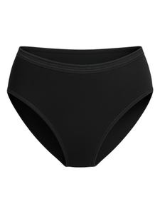 Braguitas de algodón lisas para mujer, de cintura media, estilo hipster, con elástico exterior, ligeras, transpirables, elásticas y agradables para la piel. - Product Image 4
