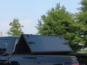 Tri-fold Hard Best Top 2024-2025 cama de acero impermeable dosel Tonneau cubierta para TUNDRA todoterreno camioneta - Product Image 5