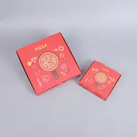 Caja de Pizza F de papel corrugado para manualidades, caja de cartón de grado alimenticio, listo en Stock