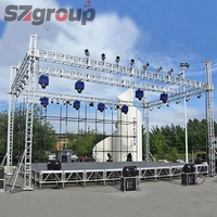 Sistema de Truss Modular de Aleación de Aluminio para Escenarios, Ligero, Resistente, Móvil, de Instalación Rápida, Capacidad de Carga de 1000 kg, Personalizable