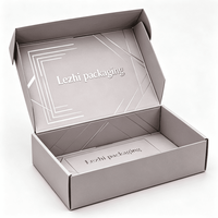 Boîtes d'emballage personnalisées pour vêtements et perruques en carton ondulé avec impression de logo