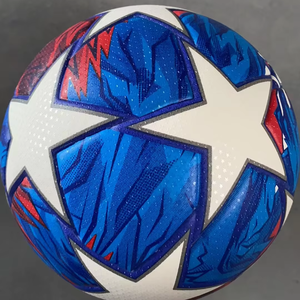 Ballon de football en cuir PU de haute qualité 2026, cousu à la machine, avec logo personnalisable, taille 5, pour le jeu et les cadeaux - Product Image 3