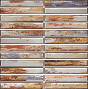 Mosaik wand paneel mit langem Streifen, Küchen rückwand, Keramik fliesen, Wohnzimmer, Naturstein, Marmor, Mosaik, Kunst mosaik
