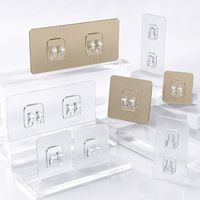 Accessoires de fixation murale personnalisables sans perçage, clips métalliques robustes pour supports muraux, fourniture en gros pour usines