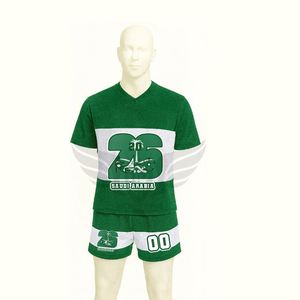 Uniforme de Fútbol Personalizado para Aficionados de Arabia Saudita 2026, Camiseta y Pantalones Cortos Verdes, Equipación OEM para Fanáticos - Product Image 2
