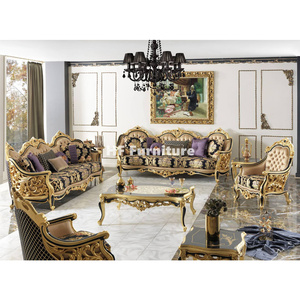 Sofá <span class=keywords><strong>Manchester</strong></span> de 3 Plazas, Sofá Clásico, Muebles de Lujo Turcos, Sala de Estar Clásica - Product Image 4