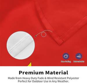 Produits promotionnels personnalisés 3*5ft100% polyester couleur vive résistant à la décoloration solide durable drapeau <span class=keywords><strong>Birmingham</strong></span> City - Product Image 4