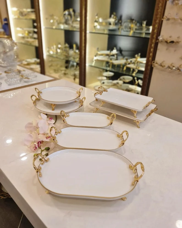 Elegant Boat Shaped Serving Plates Simple