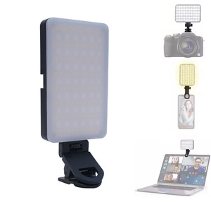 M160 nhỏ <span class=keywords><strong>Led</strong></span> RGB Selfie ánh sáng Clip-on đèn cho máy tính xách tay <span class=keywords><strong>iPhone</strong></span> Điện thoại video ánh sáng trên máy ảnh ánh sáng điện thoại thông minh dòng sống - Product Image 1