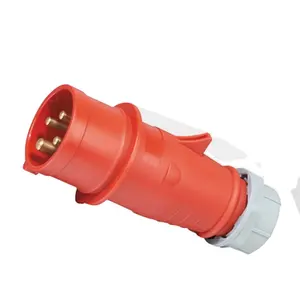 Latest Design Saipwell Outdoor ABS IP44 32A Industrial Socket Plug Manufacturers