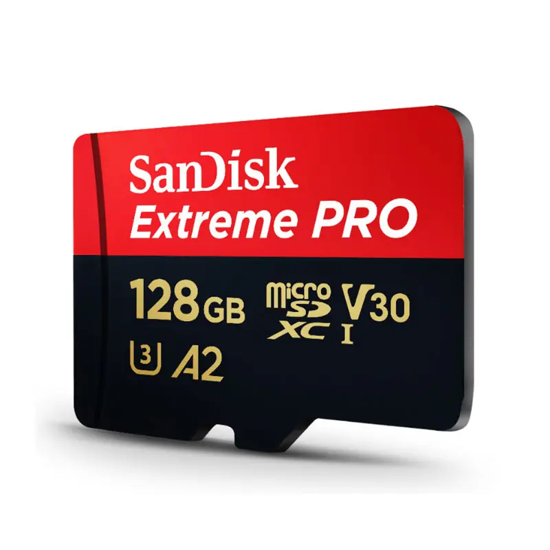 Sandisk Extreme PRO kart 64GB 128GB 256GB A2 sınıf 10 UHS-I U3 maksimum hız okuma 200 MB/s V30 32GB A1 kart hafıza kartı