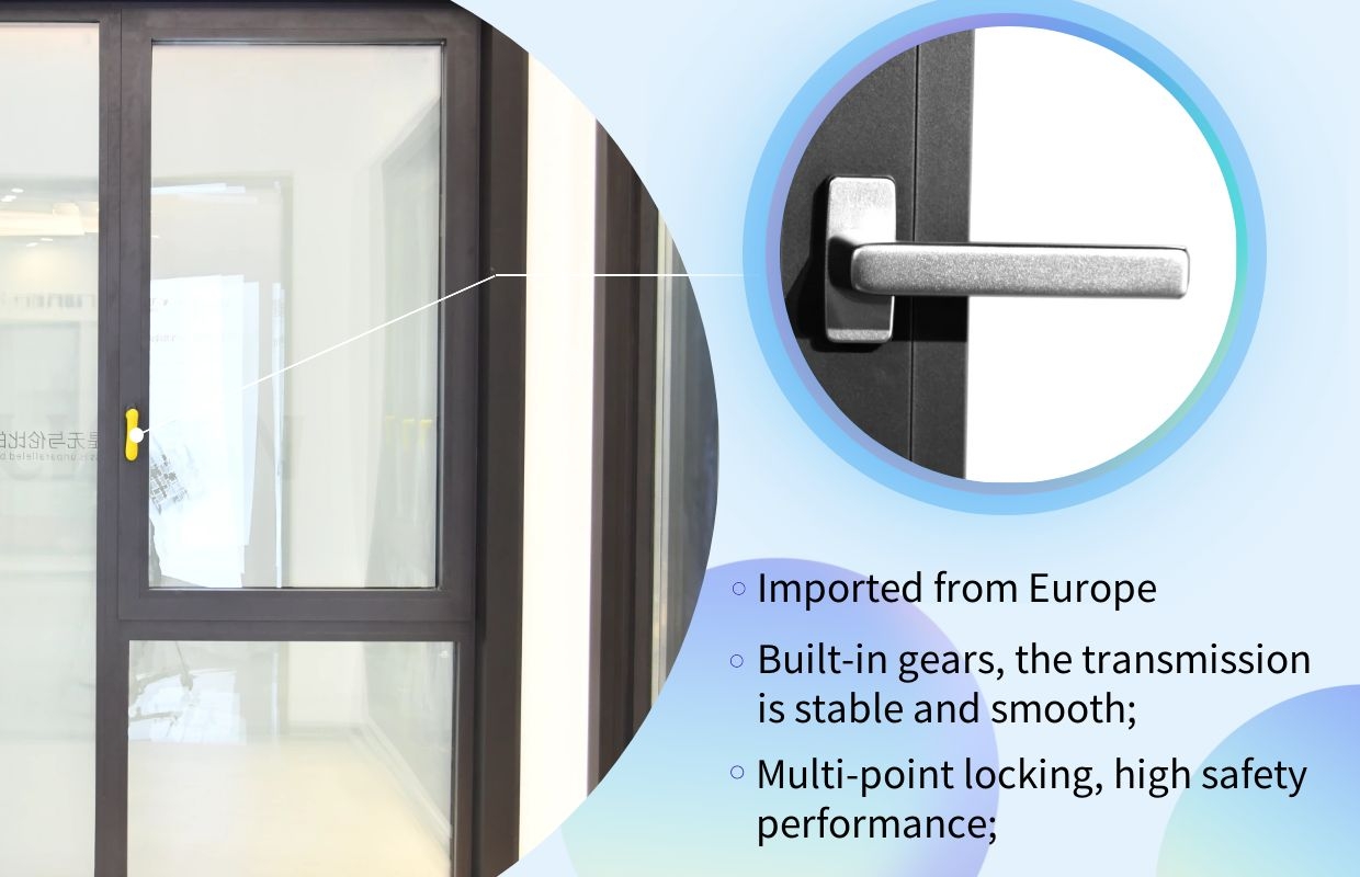 شیشه عایق حرارتی پنجره آلومینیومی لمینت دو جداره 6