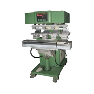 4-Color Semi-Automatic Tampo <b>Printer</b> Open Ink Tray New Condition <b>Pad</b> Printing Machine for Helmet Logo Design - Product Image 1