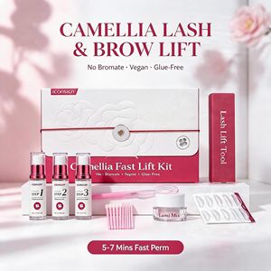 ICONSIGN Kit Lifting <span class=keywords><strong>Ciglia</strong></span> Rapido in 5 Minuti Senza Bromati, <span class=keywords><strong>Laminazione</strong></span> Sopracciglia Vegana, Uso Professionale per Saloni, <span class=keywords><strong>Set</strong></span> Permanente <span class=keywords><strong>Ciglia</strong></span> con Etichetta Privata - Product Image 1