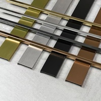 Bande de transition décorative moderne en aluminium pour plafond et sol, style chinois, pour carrelage et revêtement mural – Vente en gros