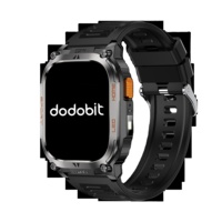 Reloj Inteligente Dodobit DT09 con Pantalla Táctil Completa de 2.01 Pulgadas, Brújula, GPS, Correa de Silicona, Resistente al Agua IP68, para Deportes al Aire Libre, con Monitor de Sueño y Bluetooth
