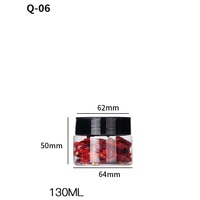 Récipients de bouteilles transparents sans BPA pots à épices en plastique avec couvercles shaker pour herbes d'épices et poudres d'assaisonnement