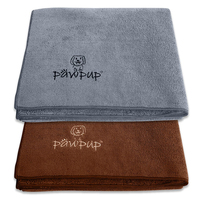 Serviette de bain et de séchage en microfibre personnalisée pour chiens et chats, fabriquée par un fournisseur direct