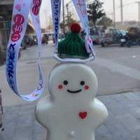 Jingerbread Man Gevormde Transparante Schattige Cartoon 500Ml Drank Vruchtensap Boba Koffie Melk Thee Lege Waterfles