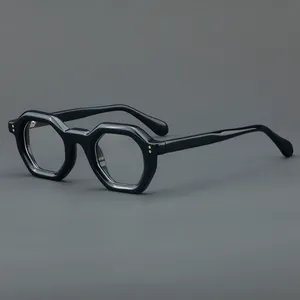 Marque Designer Acétate Épais Lunettes Cadre 882281Hommes Femmes Rétro Lunettes Lunettes Cadres Optiques