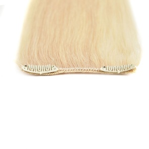 100% European Human Remy <b>Hair</b> Clip-in <b>Extensions</b> 14"-24" Length 100g Invisible Seamless Wholesale - Product Image 5
